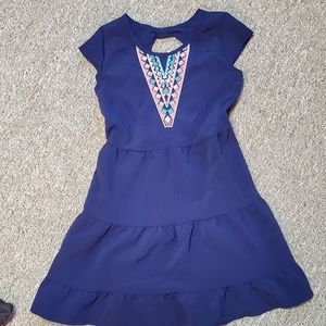 Blue dress
